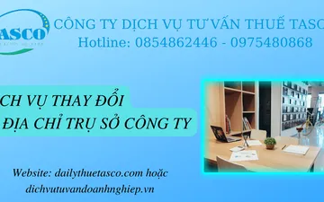 DỊCH VỤ THAY ĐỔI ĐỊA CHỈ TRỤ SỞ CÔNG TY
