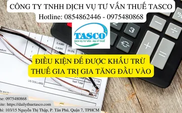 Conditions for input value-added tax deduction