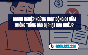 Không thông báo tạm ngừng kinh doanh 1 năm, doanh nghiệp bị xử phạt thế nào theo Nghị định 288/2026/NĐ-CP?
