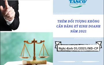 Thêm đối tượng không cần đăng ký kinh doanh từ năm 2021