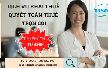 Dịch vụ khai báo thuế giá rẻ trọn gói - uy tín cho doanh nghiệp TP.HCM