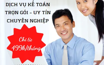 Dịch vụ kế toán trọn gói giá rẻ - uy tín [CHỈ TỪ 499K/THÁNG] tại TP.HCM