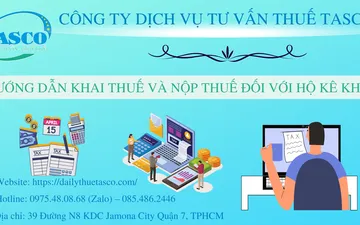 Hướng dẫn khai thuế và nộp thuế đối với hộ kê khai