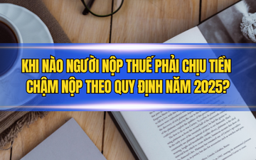 Khi nào người nộp thuế phải chịu tiền chậm nộp theo quy định năm 2025?