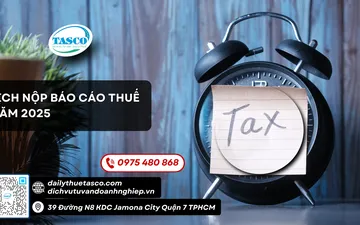 Lịch nộp báo cáo thuế năm 2025