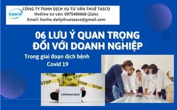 Một số lưu ý quan trọng mà doanh nghiệp cần chú ý trong giai đoạn dịch Covid 19