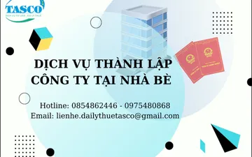 Dịch vụ thành lập công ty trọn gói tại Nhà Bè - Uy tín