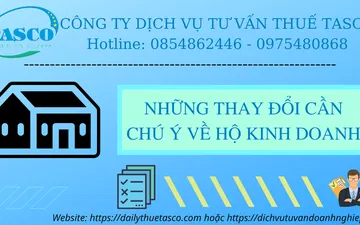 Những thay đổi cần chú ý về hộ kinh doanh 