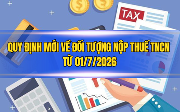 Quy định mới về đối tượng nộp thuế TNCN từ 01/7/2026