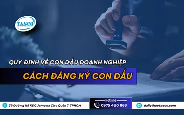 Quy định về con dấu doanh nghiệp và cách đăng ký con dấu
