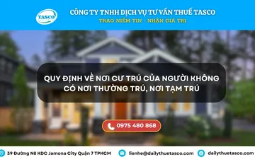Quy định về nơi cư trú của người không có nơi thường trú, nơi tạm trú.