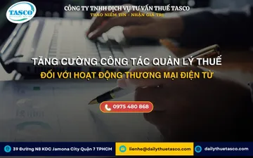 Tăng cường công tác quản lý thuế đối với hoạt động thương mại điện tử