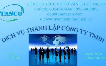 DỊCH VỤ THÀNH LẬP CÔNG TY TNHH