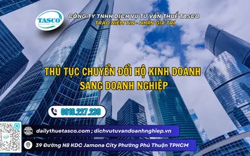 Thủ tục chuyển đổi hộ kinh doanh sang doanh nghiệp