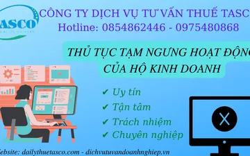 Procedures for temporary suspension of business activities