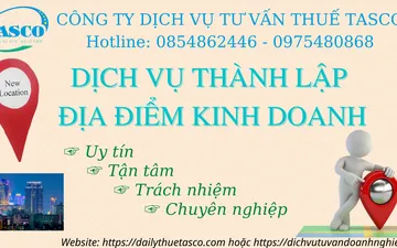 Dịch vụ thành lập địa điểm kinh doanh mới nhất năm 2022