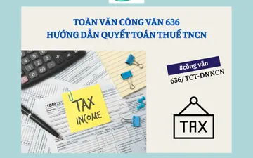 Toàn văn công văn 636 - Hướng dẫn quyết toán thuế thu nhập cá nhân