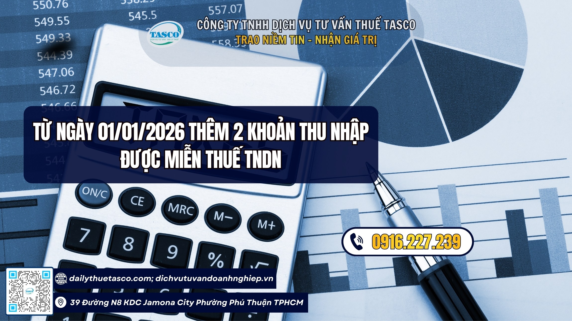 Từ ngày 01/01/2026 thêm 2 khoản thu nhập được miễn thuế TNDN Từ ngày 01/01/2026 thêm 2 khoản thu nhập được miễn thuế TNDN