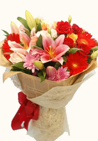 Bó Hoa Tặng Ngày Lễ Tươi Mới