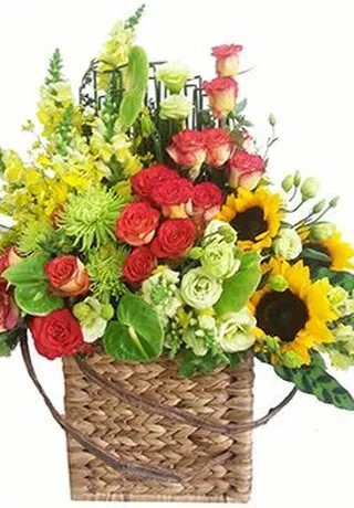 Giỏ Hoa Tặng Bạn Trai