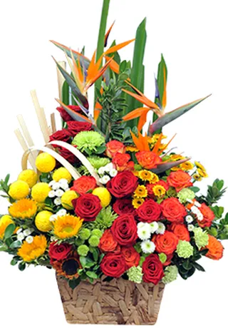 Giỏ Hoa Thân Thương
