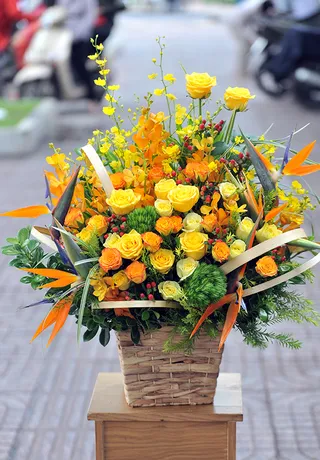 Giỏ Hoa Niềm Vui