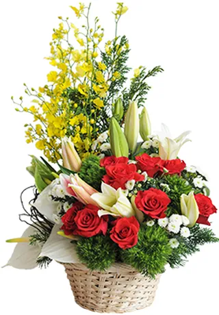 Giỏ Hoa Sắc Tươi