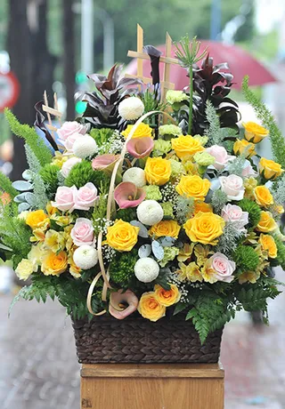 Giỏ Hoa Tươi Bình Dương 01