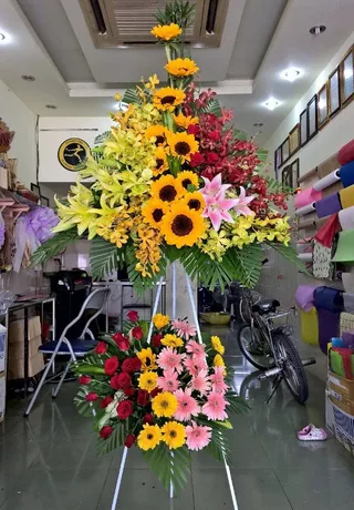 Lẵng Hoa Động Thổ