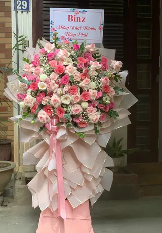 Lẵng Hoa Chúc Mừng Cao Cấp
