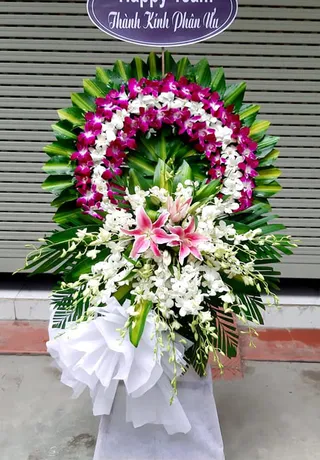 Mẫu Hoa Chia Buồn Hải Phòng 12