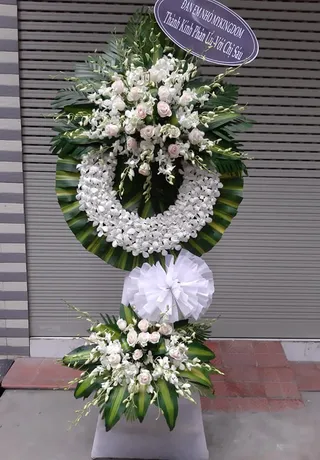 Mẫu Hoa Chia Buồn Hải Phòng 13