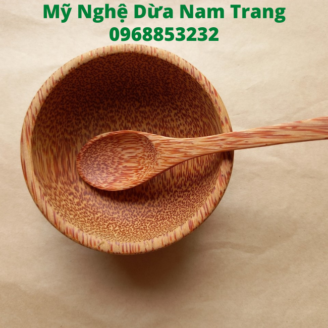 Bát gỗ dừa xuất khẩu - Mỹ Nghệ Dừa Nam Trang