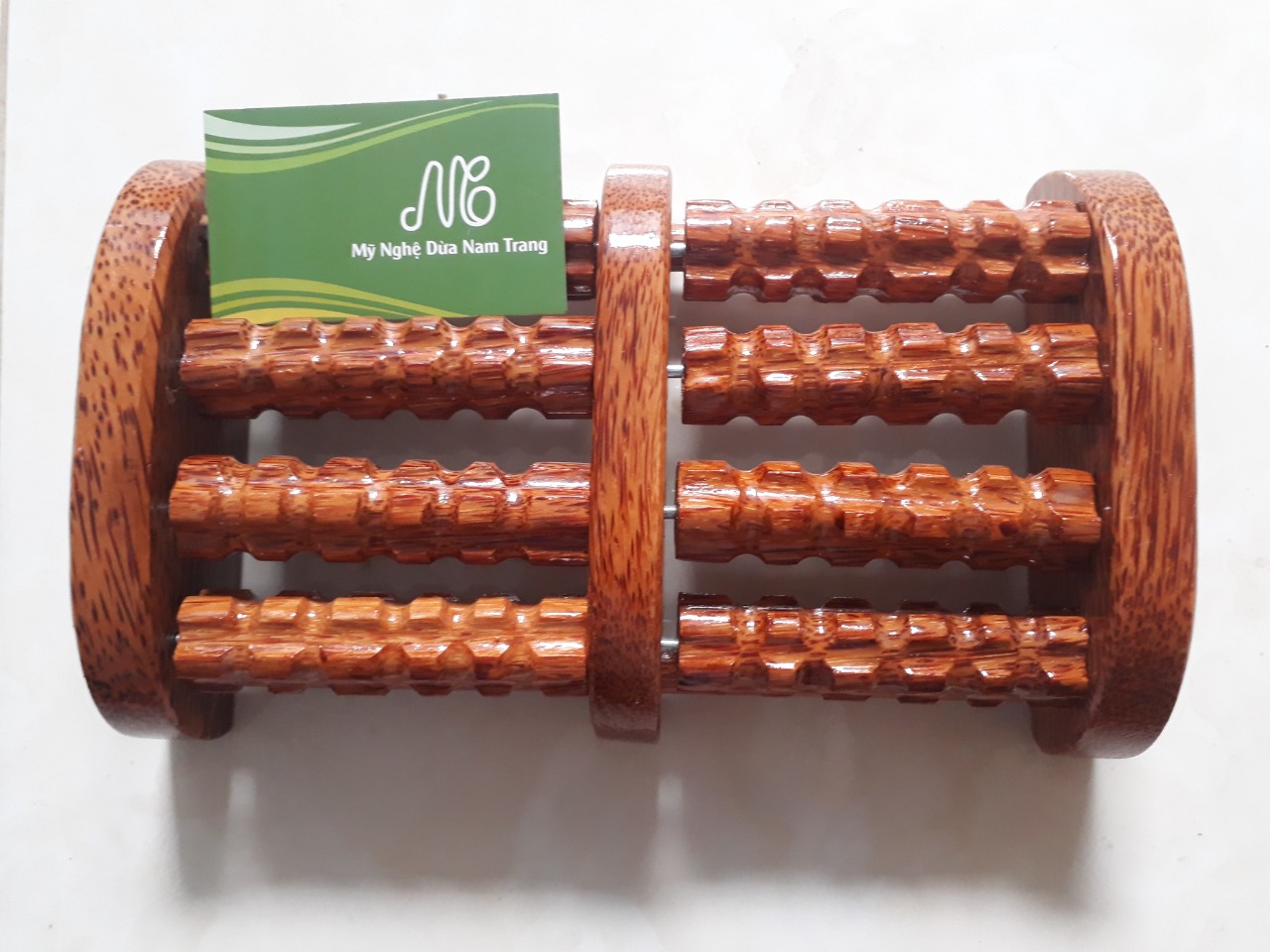 Dụng cụ massage chân nhỏ gỗ dừa Dụng cụ massage chân nhỏ gỗ dừa