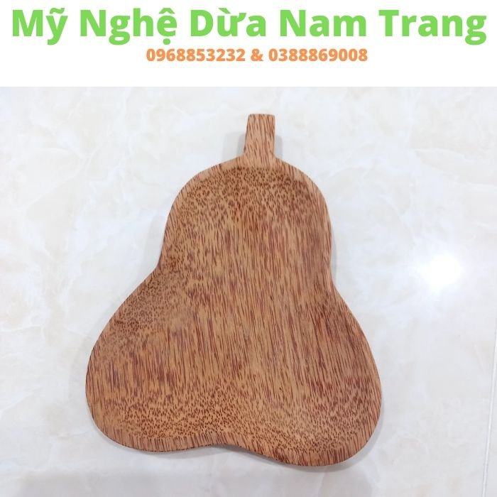 Dĩa trái mận gỗ dừa - Mỹ Nghệ Dừa Nam Trang