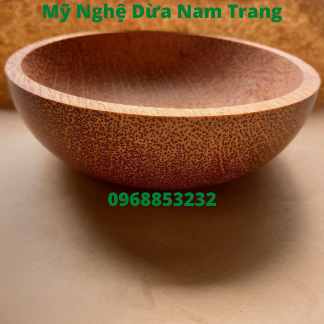 Tô gỗ dừa 18cm - Mỹ Nghệ Nam Trang