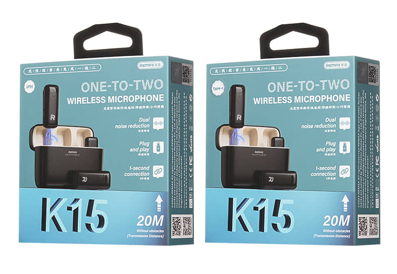 Remax K15 Type-c wireless professional recording microphone - Photo 6