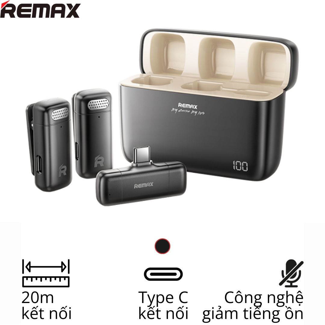 Remax K15 Type-c wireless professional recording microphone - Photo 1