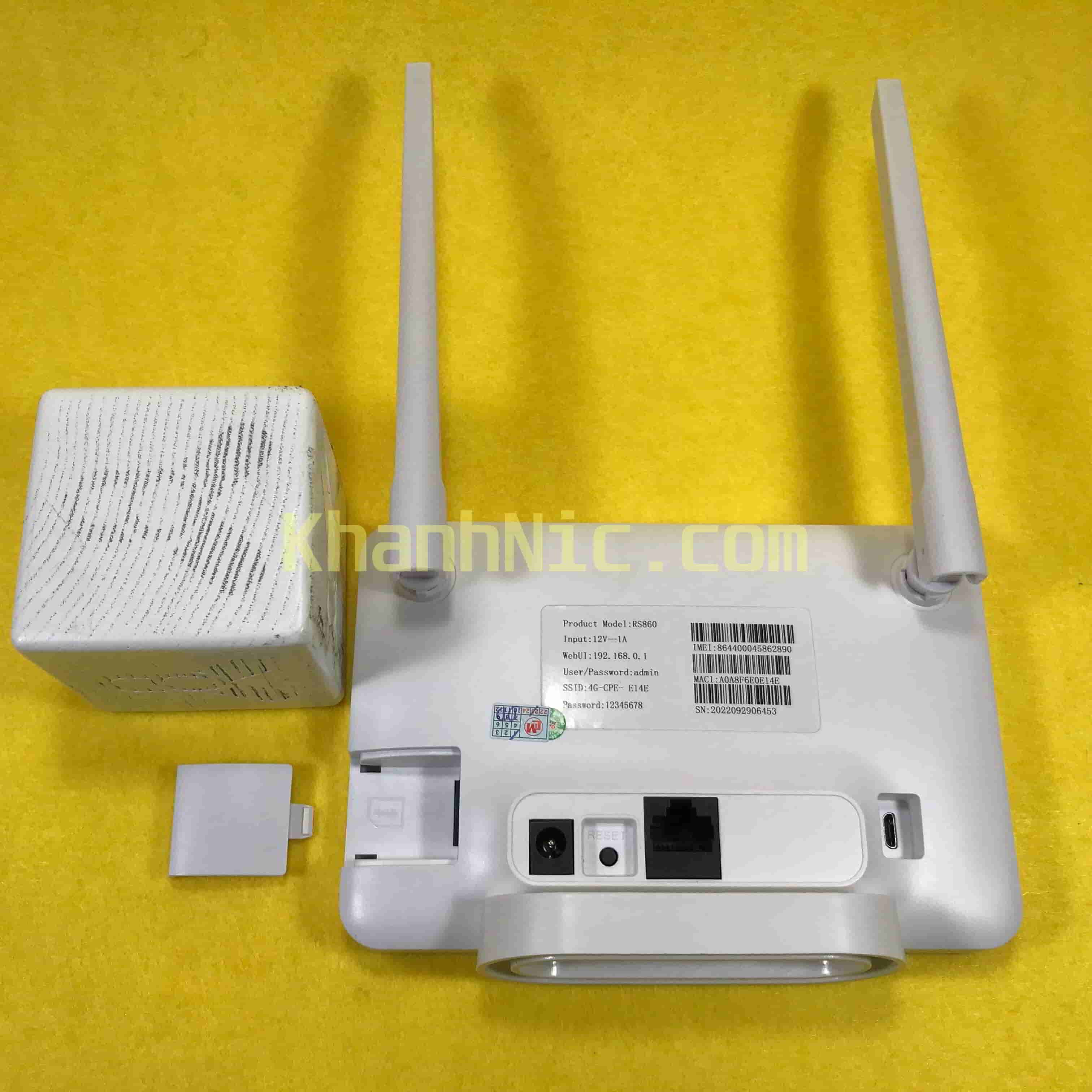 Cục phát wifi 4G LTE có cổng Lan CPE RS860 - 32 NGƯỜI DÙNG CÙNG LÚC