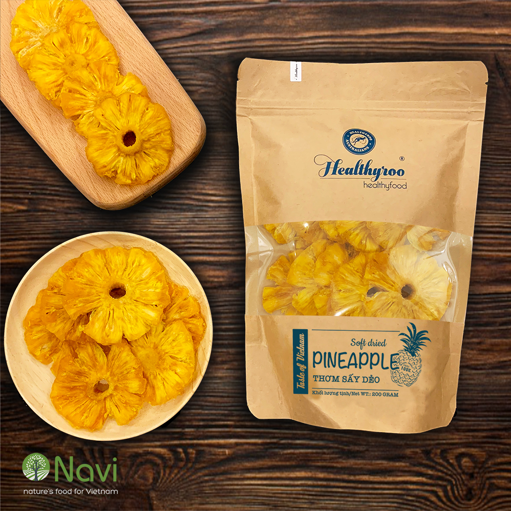 ?Khóm sấy dẻo Healthyroo túi 200gram?