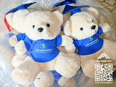 Chọn lựa gấu bông in logo làm quà tặng độc đáo cho khách hàng