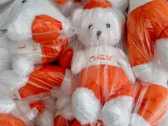 Sử dụng gấu bông in logo làm quà tặng trong các buổi triễn lãm