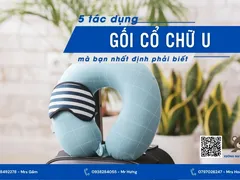 5 tác dụng của gối kê cổ chữ U nhất định bạn phải biết