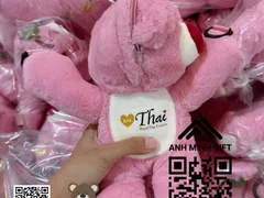 Gấu Dâu In Logo - Món Quà Độc Đáo Thể Hiện Dấu Ấn Riêng