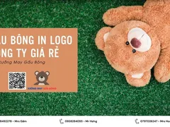 Gấu Bông In Logo Công Ty Giá Rẻ - XuongMayGauBong.com