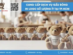 Xưởng May Gấu Bông: Cung Cấp Dịch Vụ Gấu Bông In Logo Số Lượng Ít Tại TP.HCM