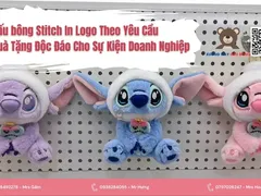 Gấu Bông Stitch In Logo - Quà Tặng Độc Đáo Cho Sự Kiện Doanh Nghiệp