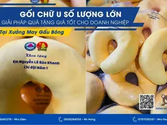 Gối chữ U số lượng lớn – Giải pháp quà tặng giá tốt cho doanh nghiệp