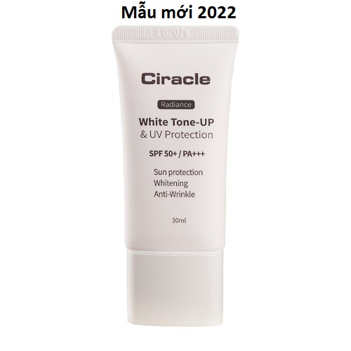 Kem chống nắng Ciracle Radiance White Tone-up & UV Protection SPF50+ PA+++