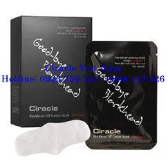 Mặt nạ đẩy mụn đầu đen Ciracle Blackhead Off Cotton Mask Mặt nạ đẩy mụn đầu đen Ciracle Blackhead Off Cotton Mask